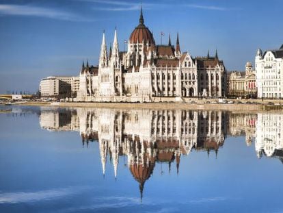 El edificio del Parlamento, en Budapest.