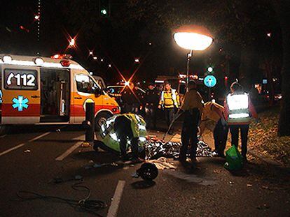 Muere un joven atropellado en Madrid