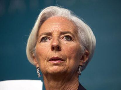 Christine Lagarde, directora del FMI, el pasado junio. 
