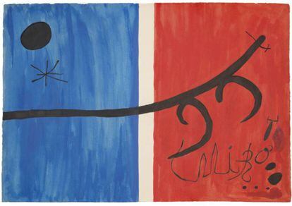 'El vol de l'alosa', de Joan Miró (1973).