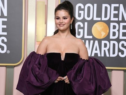 Selena Gomez, vestida de Valentino en los Globos de Oro el pasado 11 de enero.
