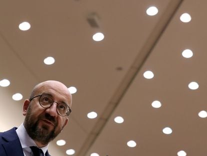 El presidente del Consejo Europeo, Charles Michel, el pasado 8 de julio, en Bruselas.