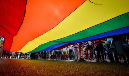 Manifestaci&oacute;n del Orgullo Gay en La Habana el pasado 9 de mayo.