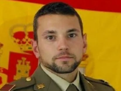 El sargento Rafael Gallart Martínez, fallecido en un salto paracaidista.