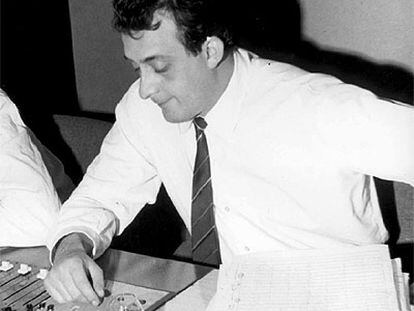 Rafael Trabuchelli, en un estudio de grabación.
