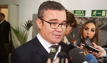 El recién elegido presidente de la FMM, el socialista Guillermo Hita.