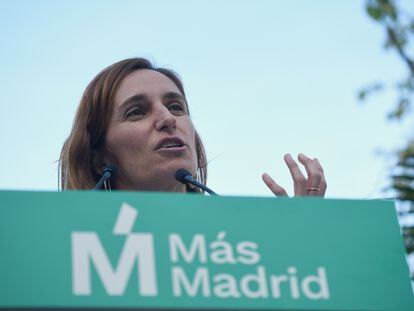 La candidata de Más Madrid a la Asamblea en las elecciones del 28M, Mónica García.