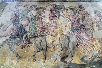 Mosaico romano de Noheda, uno de los más grandes y mejor conservados de Europa.