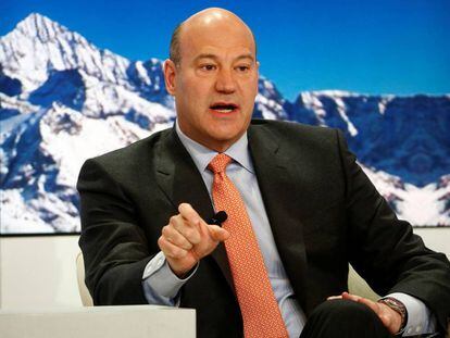 El jefe de operaciones de Goldman Sachs, Gary Cohn, el pasado enero en el Foro de Davos.