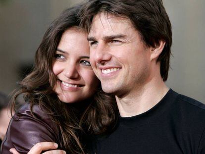 Tom Cruise y Katie Holmes, en Los &Aacute;ngeles en una imagen de 2005.