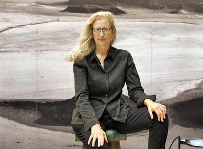 Leibovitz, en junio en Madrid, en la inauguración de una exposición en PHotoEspaña sobre su obra.