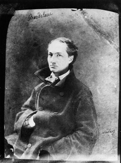 Retrato fotográfico del poeta Charles Baudelaire.