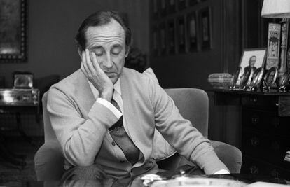 El empresario José María Ruiz-Mateos, entrevistado por EL PAÍS en febrero de 1983, tres días después de que el Gobierno expropiara el grupo Rumasa.