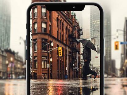 Lluvia, océanos, arroyos... relájate con tu iPhone y unos cascos.