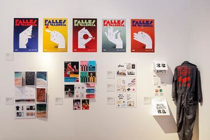 Muestra de carteles en la exposición Lo Mejor del Diseño en el Museo del Diseño de Barcelona. Cortesía: FAD