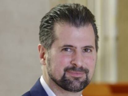 Luis Tudanca, presidente regional del PSOECyL y portavoz del grupo socialista en las cortes de Castilla y León.