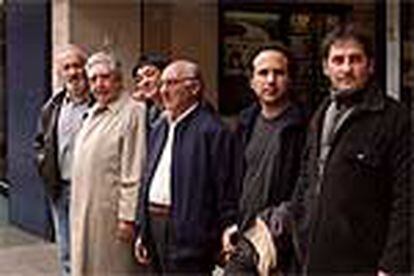 De izquierda a derecha, Armendáriz, José Murillo, Puy Oria, Benjamín Rubio, Javier Corcuera y Carlos Muguiro.
