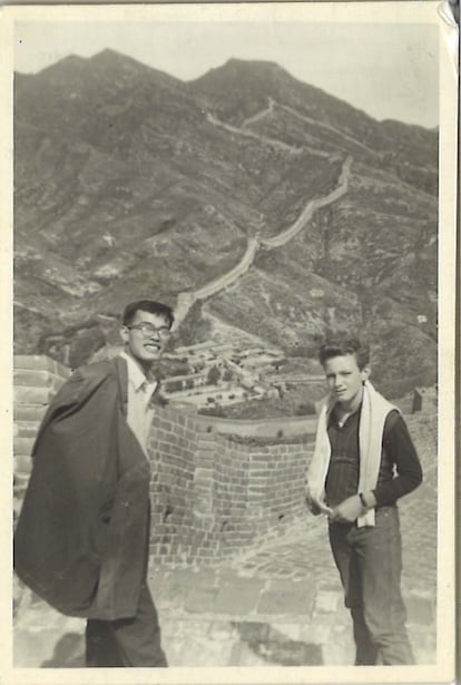 Sergio Cabrera, en la gran muralla.