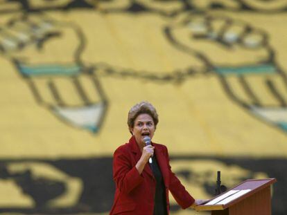 La presidenta Dilma Rousseff, el mi&eacute;rcoles pasado