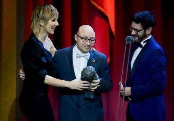 El discurso más emotivo de la noche lo pronunció Jesús Vidal, que recibió el Goya a mejor actor revelación por 'Campeones'.