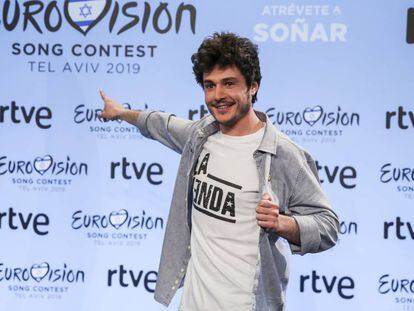 En vídeo, declaraciones de Miki sobre 'La venda', la canción que representará a España en Eurovisión 2019.