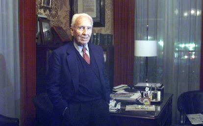 José Luis Milá, conde de Montseny, padre de los periodistas Mercedes y Lorenzo Milá.