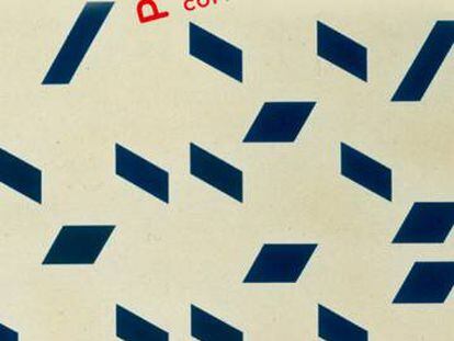 H&eacute;lio Oiticica, Metaesquema 214, 1957 (Portada del cat&aacute;logo)