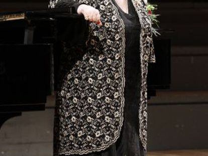 La soprano Montserrat Caballé, en una actuación en 2011.