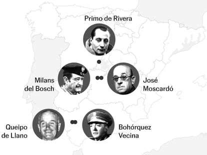Traslado de restos de dirigentes franquistas, revocación de medallas y anulación de sentencias: las primeras medidas de la Ley de Memoria Democrática