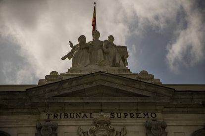 Fachada del Tribunal Supremo.