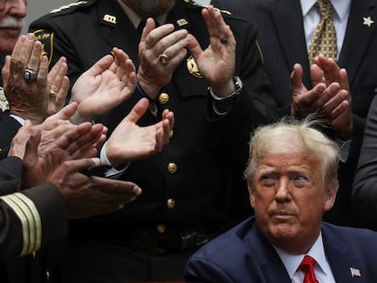 El presidente Trump, la semana pasada en la Casa Blanca.