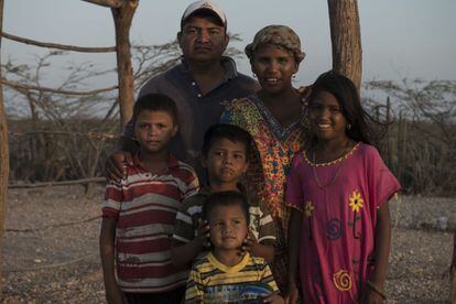 Familia multicultural: Eugenia Fince, su marido venezolano y los hijos nacidos en Maracaibo.