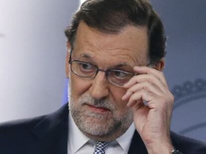 El presidente del Gobierno en funciones, Mariano Rajoy