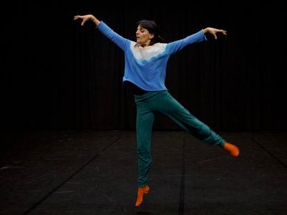 Jolente de Keersmaeker en un momento de la representación.