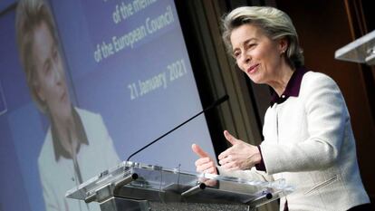 La presidenta de la Comisión Europea, Ursula Von der Leyen.