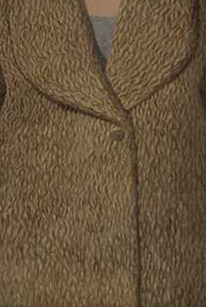 'Pelliccia', 1966. 160 x 99,7 cm. El cuadro, que su creador permutó por un abrigo real hace 40 años, ha sido subastado por más de un millón de euros.