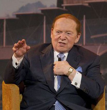 Sheldon Adelson, magnate norteamericano del juego.