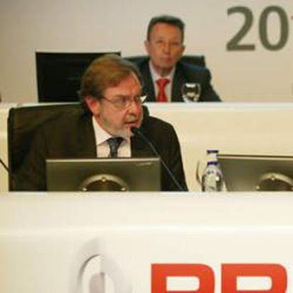 El consejero delegado y presidente de la comisión ejecutiva del Grupo Prisa, Juan Luis Cebrián, y el presidente, Ignacio Polanco.