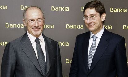 Rato y Goirigolzarri, su sucesor al frente de Bankia,