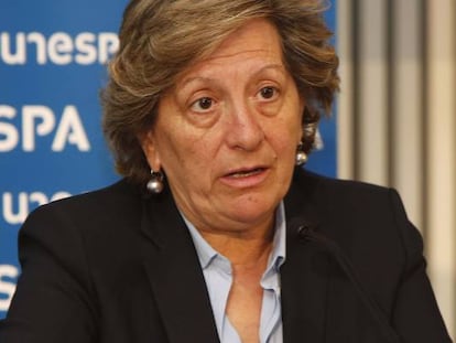 Pilar González de Frutos, presidenta de Unespa, la patronal de las compañías de seguros.