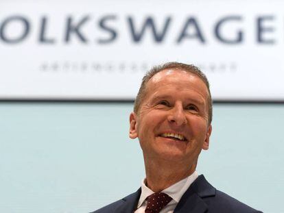 Herbert Diess, director ejecutivo de la automovilística Volkswagen.