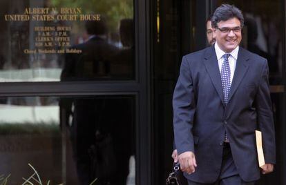 El exagente de la CIA, John Kiriakou, a su salida de un juzgado de Alejandría, en el Estado de Virginia.