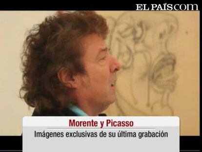 El artista visitó el museo Reina Sofía de Madrid y cantó ante los cuadros de Picasso para un documental de Emilio Ruiz Barrachina un día antes de ser hospitalizado, el 2 de noviembre, para ser intervenido