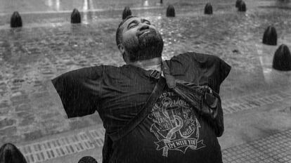 Una imagen del trabajo ganador, 'Fuerza de vida, lo que salva el amor'.
