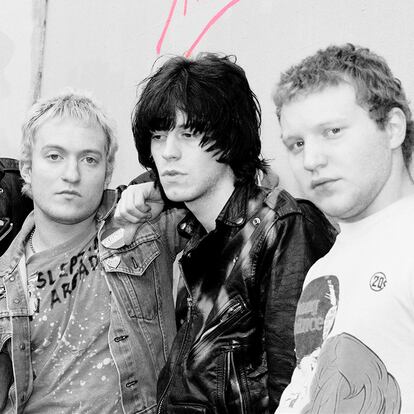 El grupo 'Exploding Hearts'.