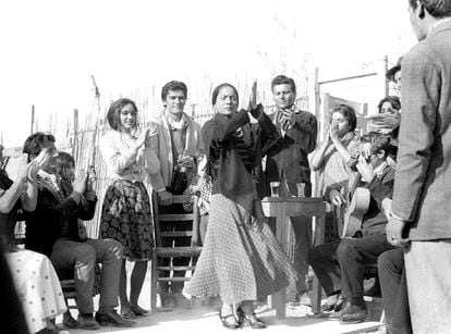 Carmen Amaya bailando en 'Los Tarantos'. (Barcelona, 1963)