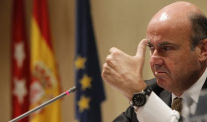 El ministro de Economía, Luis de Guindos