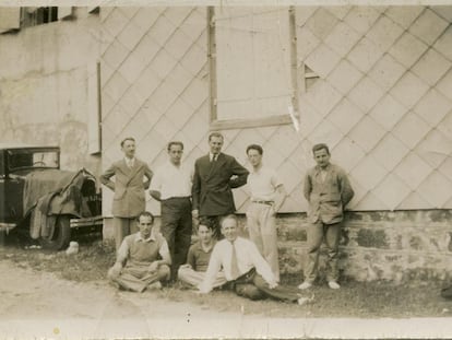 Foto tomada en el congreso fundacional de Bourbaki en 1935.