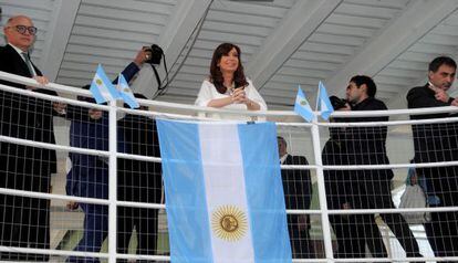 Cristina Fernández asiste a la Exposición Universal de Milán.