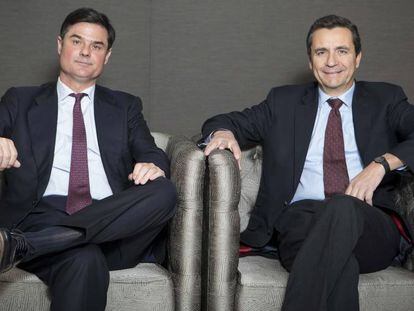 Jos&eacute; Luis del R&iacute;o, consejero delegado de Arcano Assent Management (izquierda), y Eduardo Fern&aacute;ndez Cuesta, socio de Arcano Real Estate.